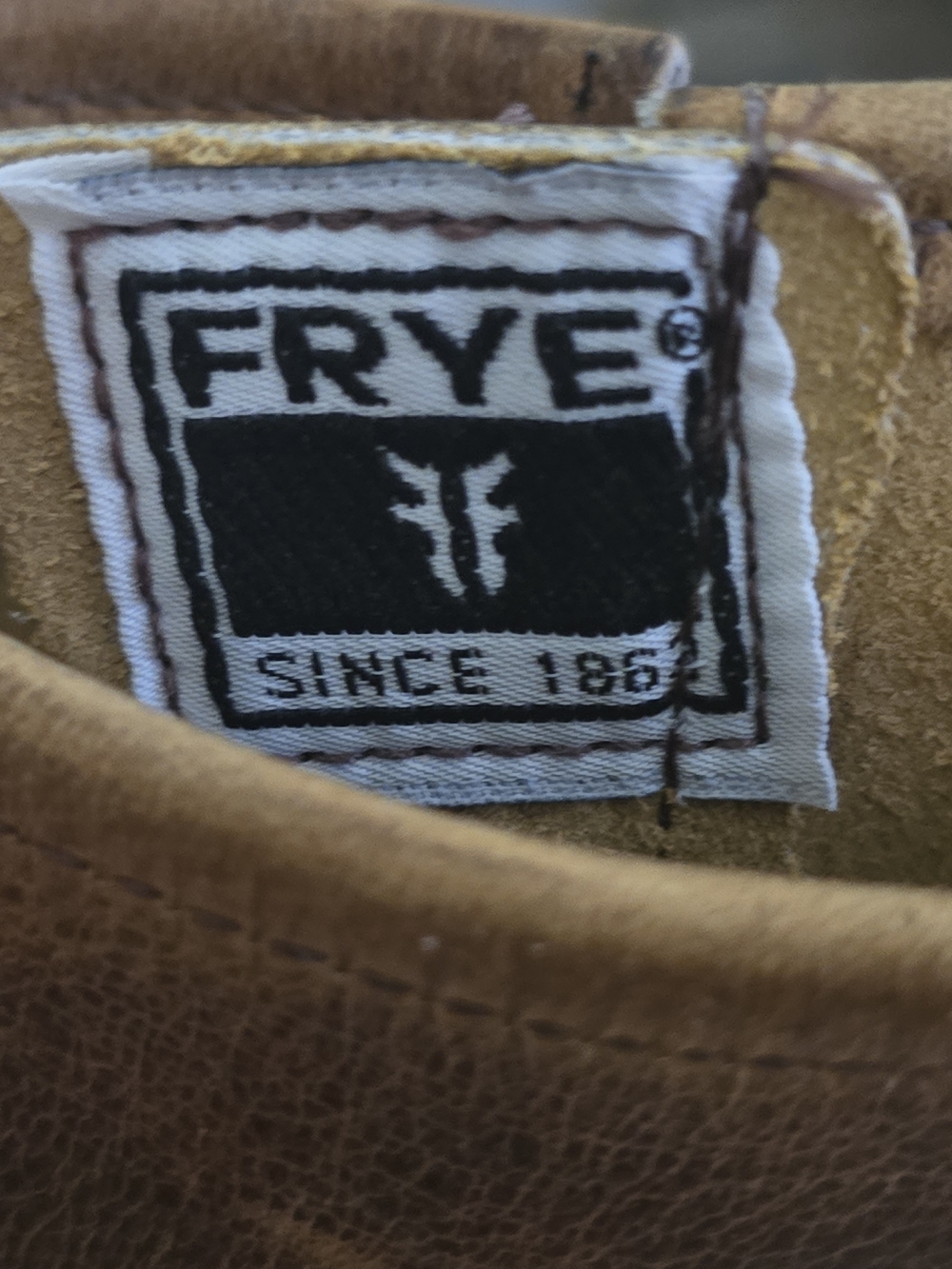 Frye Tan Brown Leather Engineer Boots - Picture 5 of 6